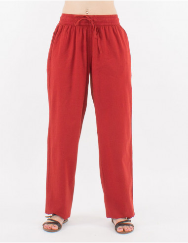 Unisex cotton plain sw pants