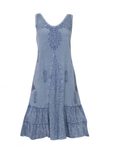 Viscose Sw Strapless Dress