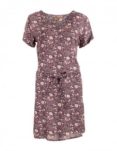 Printed Short Sleeve Viscose Dress Indiana