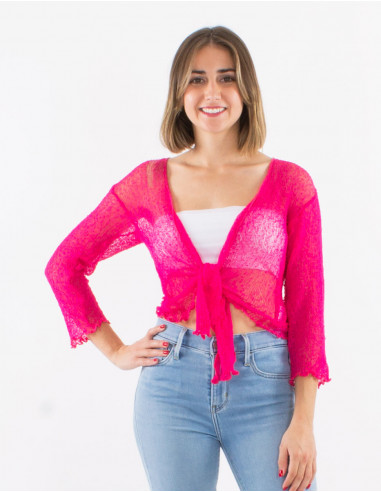Polyester knitted jacket