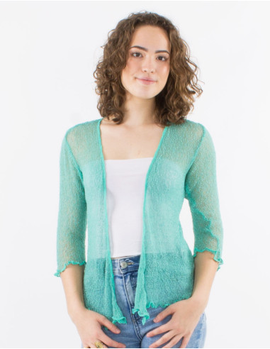 Polyester knitted jacket