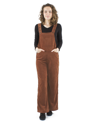 Large corduroy overalls
