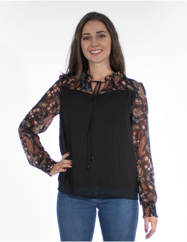 100% Polyester Chiffon Blouse