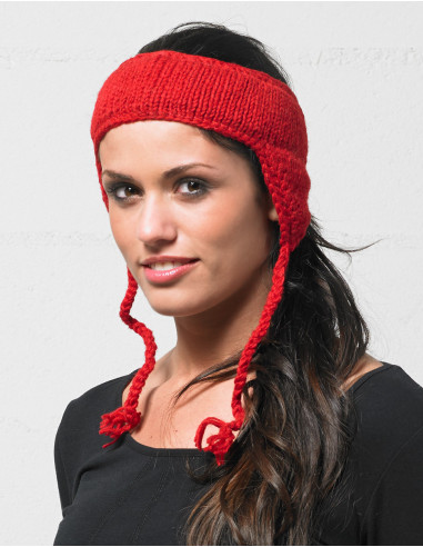 Double polyester wool ear muffs x5 pcs