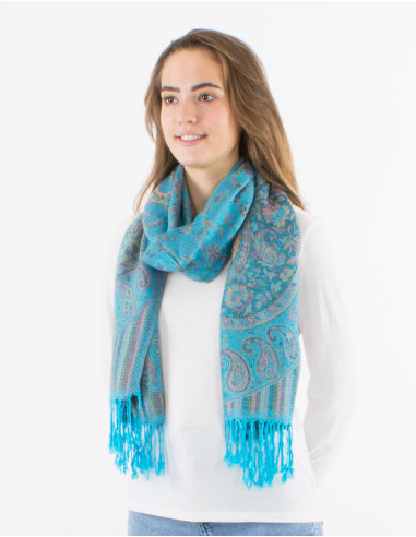Pack of 10 scarves 55% viscose 45% polyester